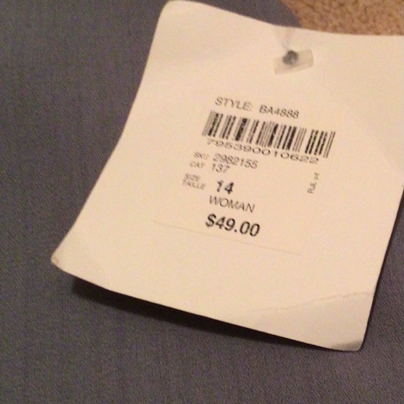 Blue Gray Skirt - Picture 2 of 8